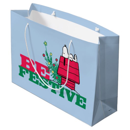 pinda's | Wees feestelijk Groot Cadeauzakje (Achterkant Gekanteld)