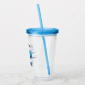 pinda's | Winter Skien het Slopes Pattern Acryl Drinkbeker (Links)