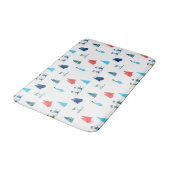 pinda's | Winter Skien het Slopes Pattern Badmat (Gekanteld)