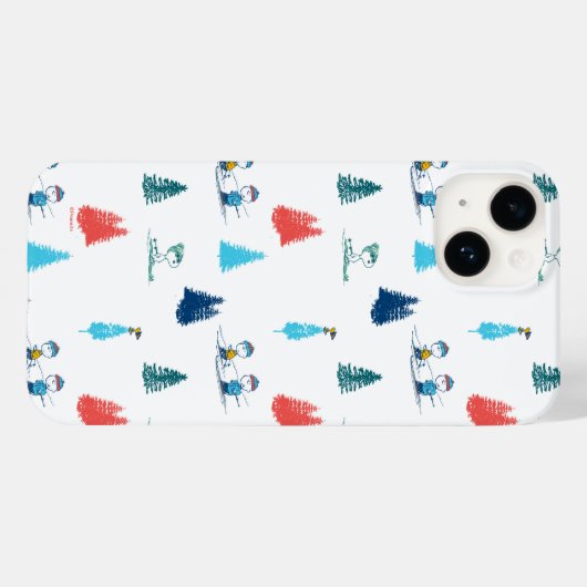 pinda's | Winter Skien het Slopes Pattern Case-Mate iPhone Case (Achterkant (horizontaal))