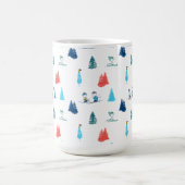 pinda's | Winter Skien het Slopes Pattern Koffiemok (Center)