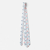 pinda's | Winter Skien het Slopes Pattern Stropdas (Achterkant)