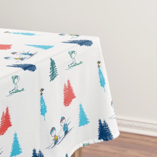pinda's | Winter Skien het Slopes Pattern Tafelkleed (Voorbeeld)