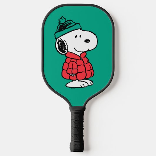 pinda's | wintermunt en -Pet Pickleball Paddle (Achterkant)