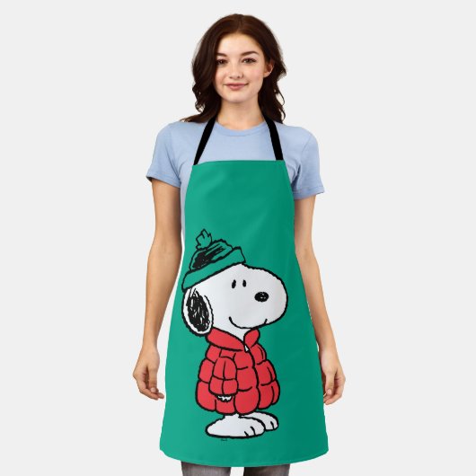 pinda's | wintermunt en -Pet Schort (Gedragen)