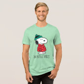 pinda's | wintermunt en -Pet Tri-Blend Shirt (Voorkant volledig)