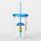 pinda's | Woodstock Blue Umbrella Acryl Drinkbeker (Voorkant)