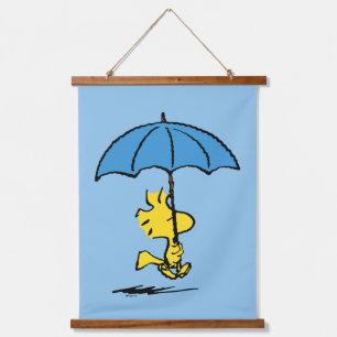 pinda's   Woodstock Blue Umbrella Hangend Wandkleed