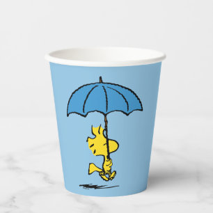 pinda's Woodstock Blue Umbrella Papieren Bekers