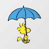 pinda's | Woodstock Blue Umbrella Raamsticker (Vel)