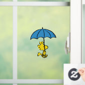 pinda's | Woodstock Blue Umbrella Raamsticker (Huis)