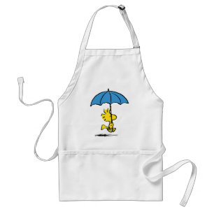 pinda's Woodstock Blue Umbrella Standaard Schort