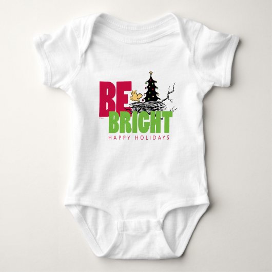 pinda's | Woodstock Christmas Be Bright Romper (Voorkant)