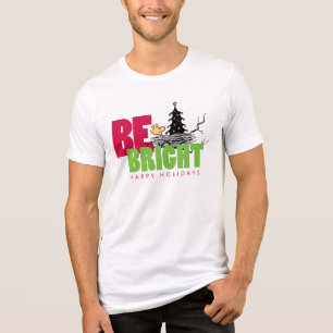 pinda's Woodstock Christmas Be Bright Tri-Blend Shirt