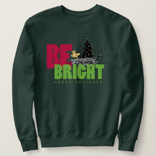 pinda's | Woodstock Christmas Be Bright Trui (Design voorkant)
