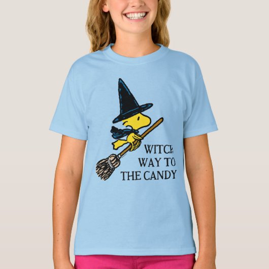 pinda's | Woodstock Halloween Witch T-shirt (Voorkant)