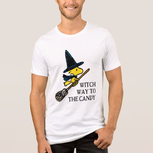 pinda's | Woodstock Halloween Witch Tri-Blend Shirt (Voorkant)