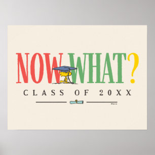 Pinda's Woodstock Nu Wat Afstuderen Grappige Spreu Poster