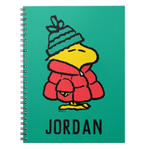 pinda's Woodstock Puffy Winter Jouw namen toev Notitieboek