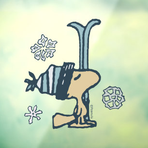 pinda's Woodstock Ski Pro Raamsticker