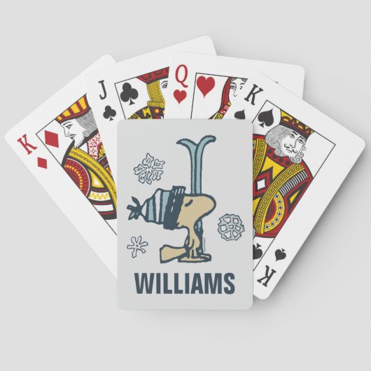 pinda's | Woodstock Ski Pro speelkaarten (Achterkant)