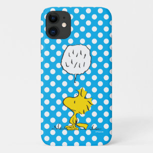 pinda's   Woodstock Speaks & Polka Dots iPhone 11 Hoesje