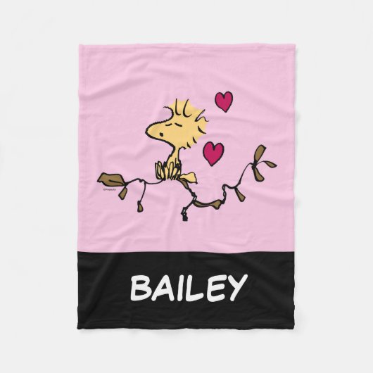 pinda's | Woodstock Whistle Fleece Deken (Voorkant)