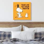 pinda's | Woodstocy Shelps Canvas Afdruk (Insitu (Slaapkamer))