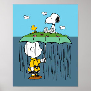 Pinda's Zonnige Dag Regenachtige Dag Half & Half Poster