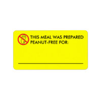 Pindavrije voedseletiketten