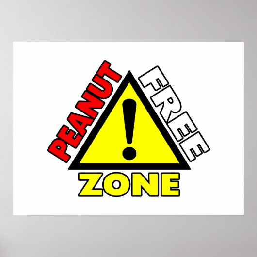 Pindvrije zone (Pindanut Allergy) Poster (Voorkant)