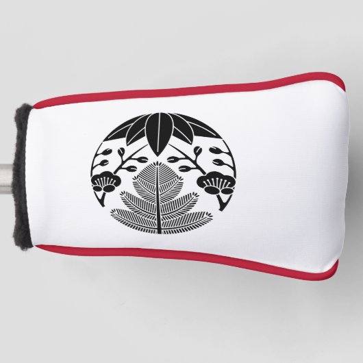 Pine bamboe ume golfheadcover (Voorkant)