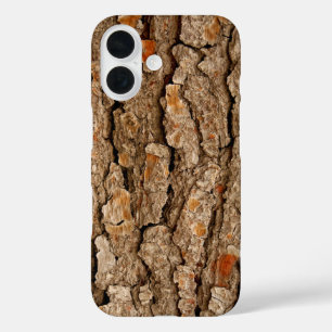 Pine Bark Textuur iPhone 16 Hoesje