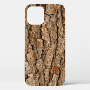 Pine Bark Textuur iPhone 12 Hoesje