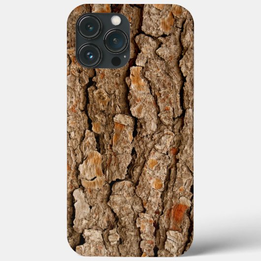 Pine Bark Textuur Case-Mate iPhone Case (Achterkant)