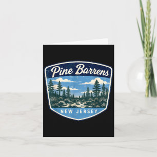 Pine barrens New Jersey bos natuur buiten Kaart