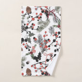 Pine & Berry Badkamer Handdoek Set (Handdoek)