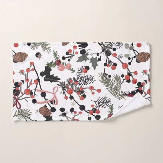 Pine & Berry Badkamer Handdoek Set (Handdoek)