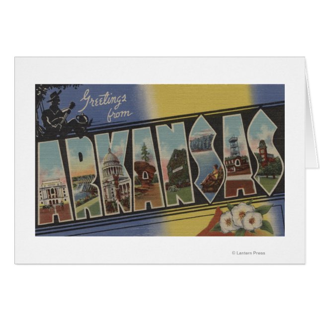 Pine Bluff, Arkansas - Large Letter Scenes (Voorkant Horizontaal)