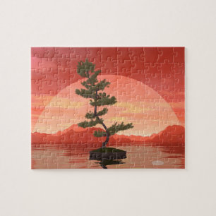 Pine bonsai - 3D rendering Legpuzzel