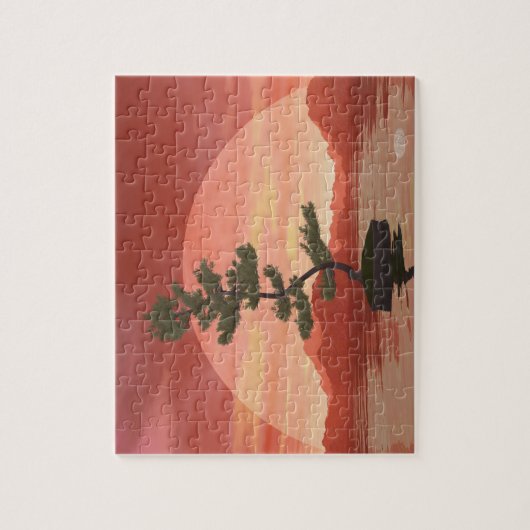 Pine bonsai - 3D rendering Legpuzzel (Verticaal)