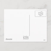 Pine Border Kerstfoto Briefkaart (Achterkant)