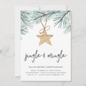Pine Boughs | Invitation Fête de Vacances (Devant)