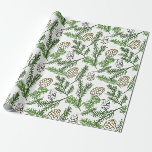 Pine Branches Cadeaupapier