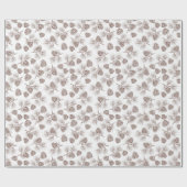 Pine Branches — Cone Rustic Gift Cadeaupapier (Vlak)