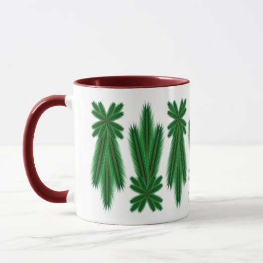 Pine Comet 11oz. Mug - Maroon (Gauche)