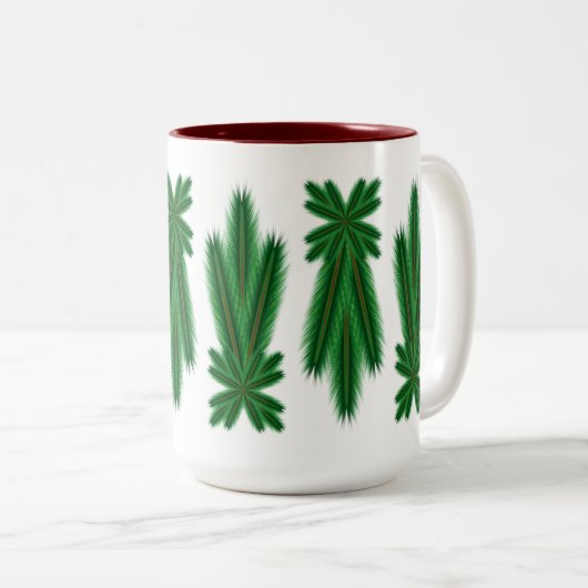 Pine Comet 15oz. Mug - Maroon (Devant droit)