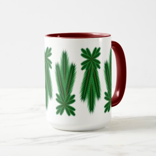 Pine Comet 15oz. Mug - Maroon (Devant droit)