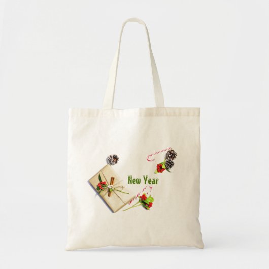 Pine Cône À Côté Des Sacs fourre-tout De Candy (Devant)