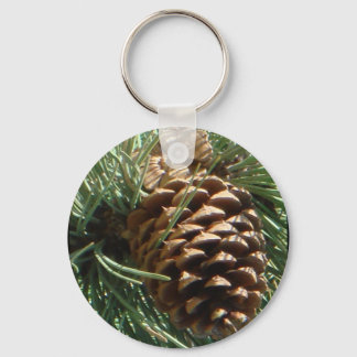 PIne Cone Art Sleutelhanger
